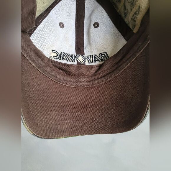 Vintage Rayovac Mossy Oak Camoflauge Velcro Back Baseball Cap - Picture 6 of 10